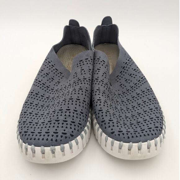 ILSE Jacobsen Tulip 139 Perforated Slip-On Sneaker Women's Blue Size US8 EU38 - Picture 2 of 14